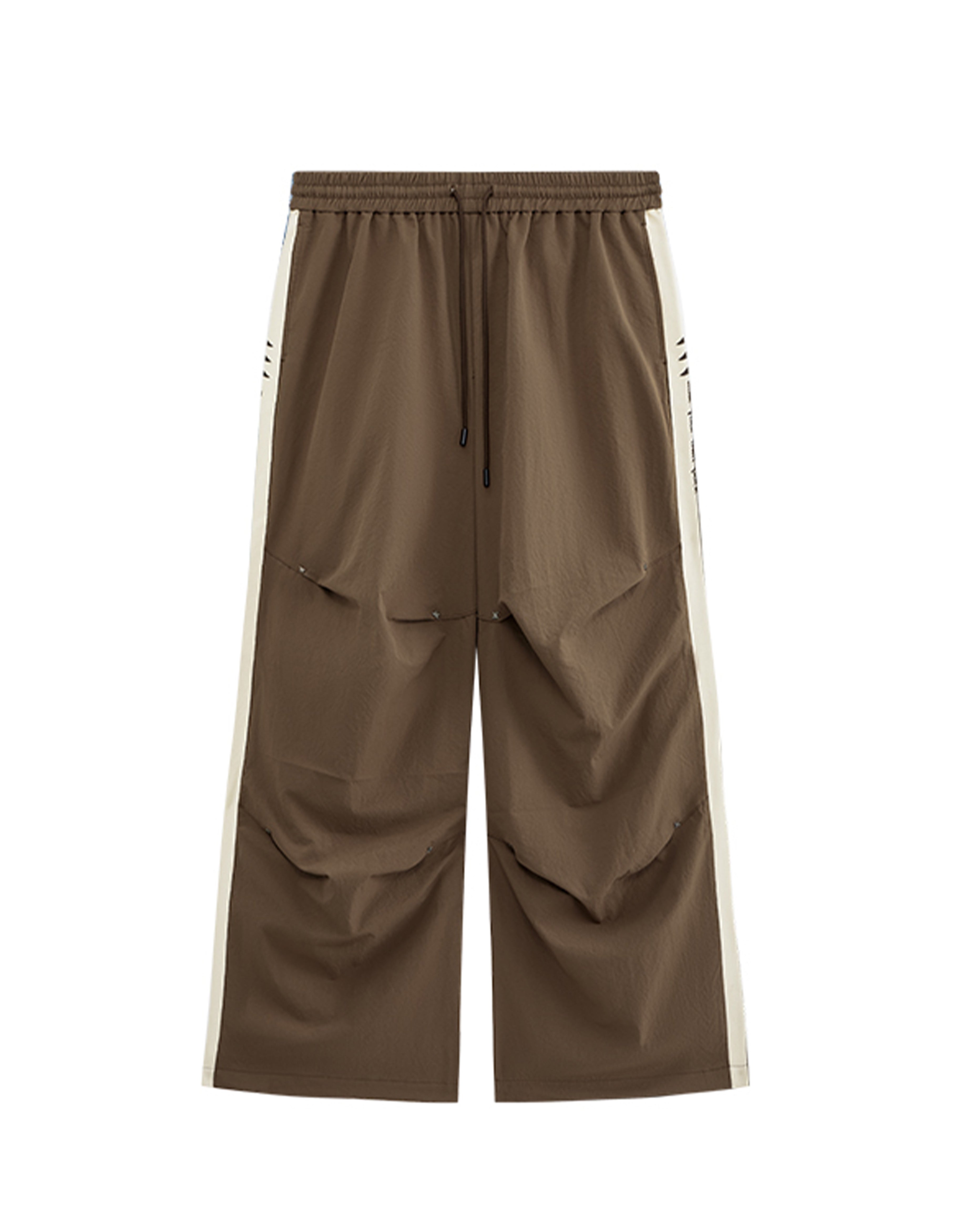 BAKYARDER Vintage Pleated Sport Drawstring Pants