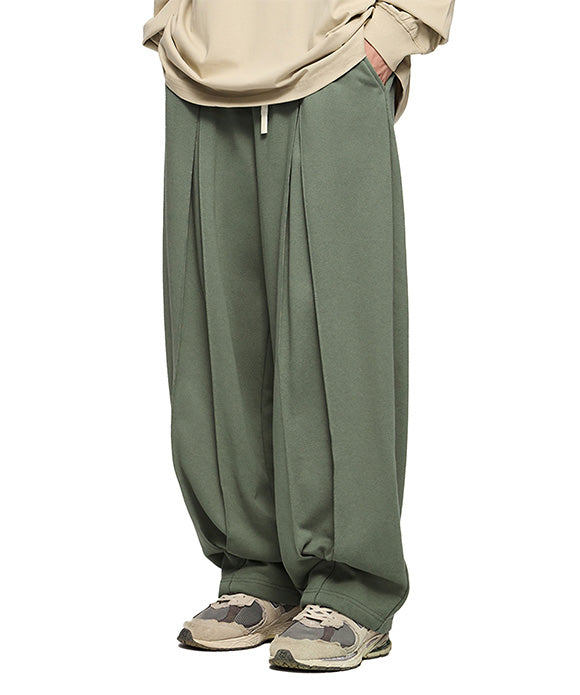 BAKYARDER Wrinkled 3D Loose Casual Pants