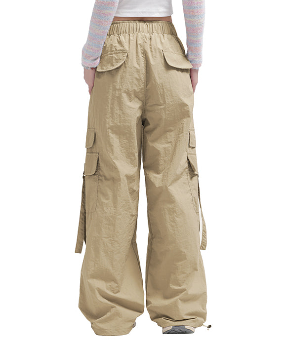 BAKYARDER Women Retro Quick-Dry Cargo Pants