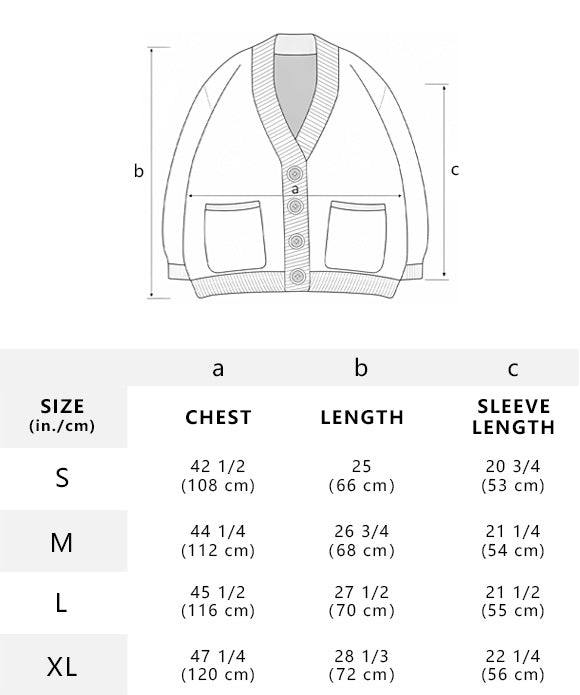 BAKYARDER Vintage Cozy Letter Cardigan Sweater