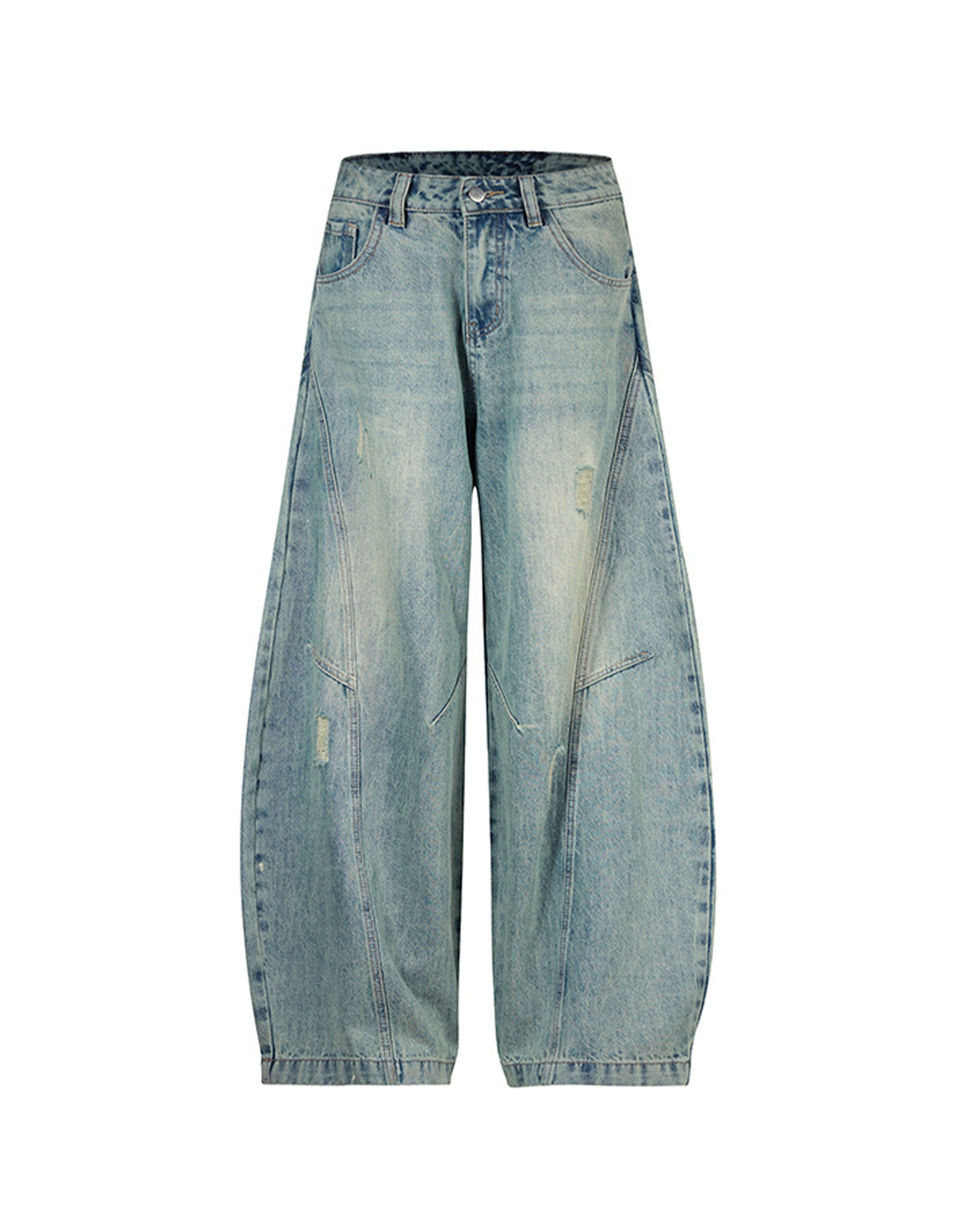 BAKYARDER Vintage Wide-Leg Barrel Jeans