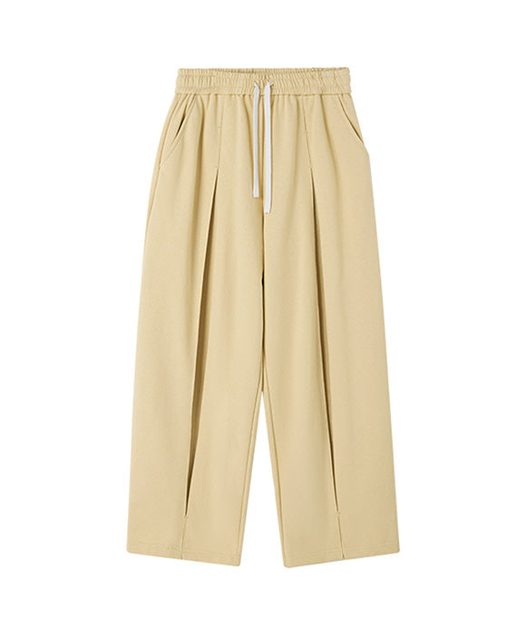 BAKYARDER Wrinkled 3D Loose Casual Pants