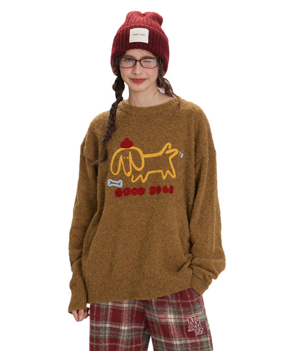 BAKYARDER Vintage Fun Dog Sweater