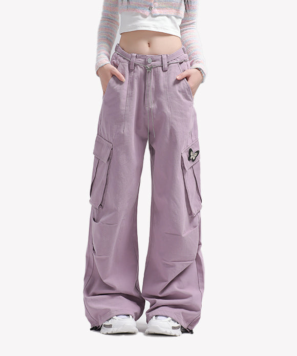 BAKYARDER Butterfly Belt Cargo Pants