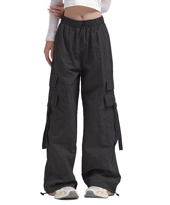 BAKYARDER Women Retro Quick-Dry Cargo Pants