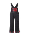 BAKYARDER  Vintage Checkered Patchwork Overalls