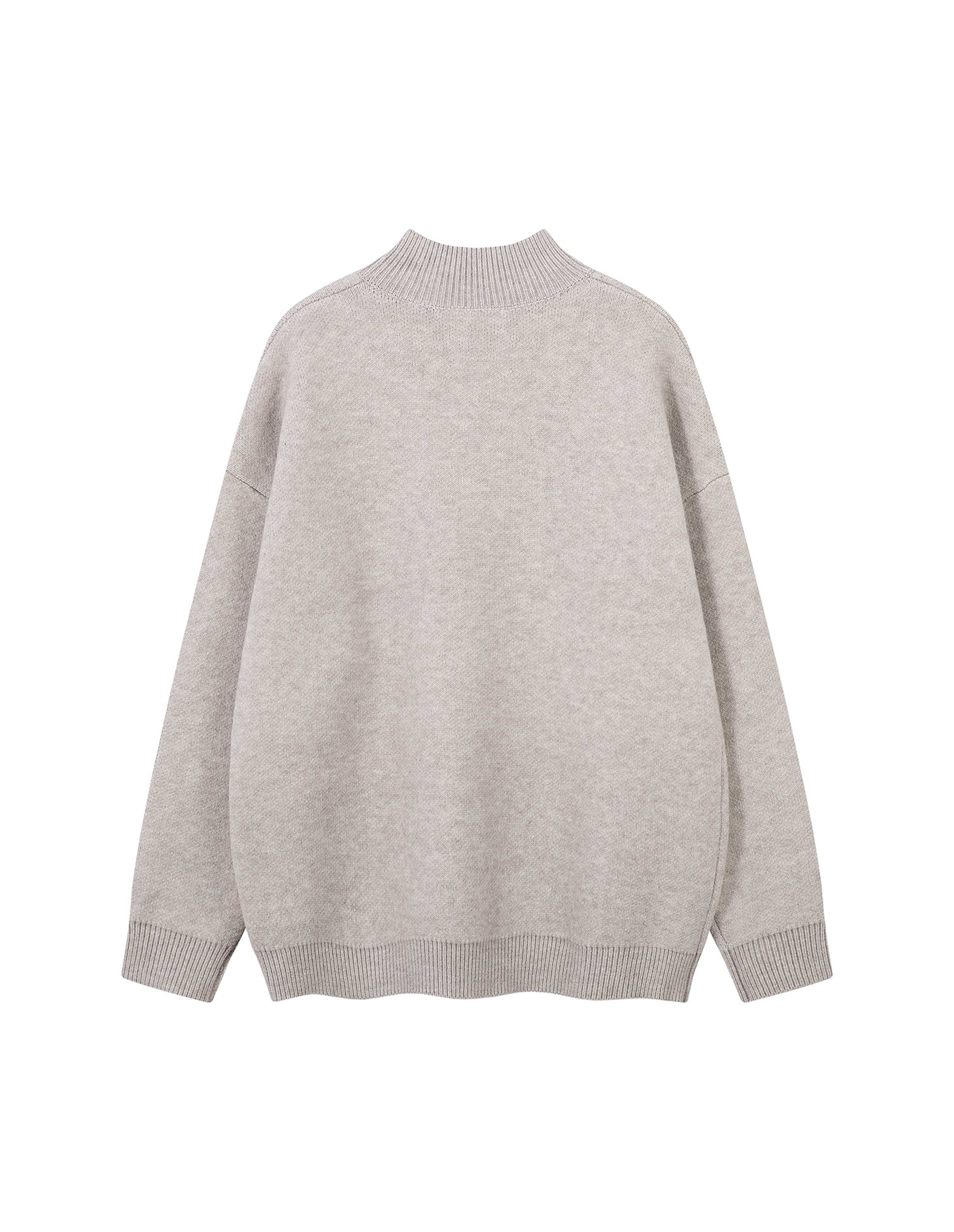 BAKYARDER Casual Half‑Turtleneck Pullover Sweater