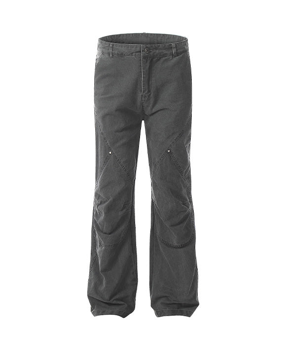 BAKYARDER Vintage Riveted Washed Cargo Pants