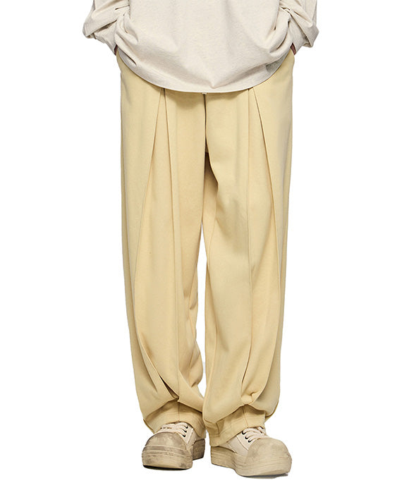 BAKYARDER Wrinkled 3D Loose Casual Pants