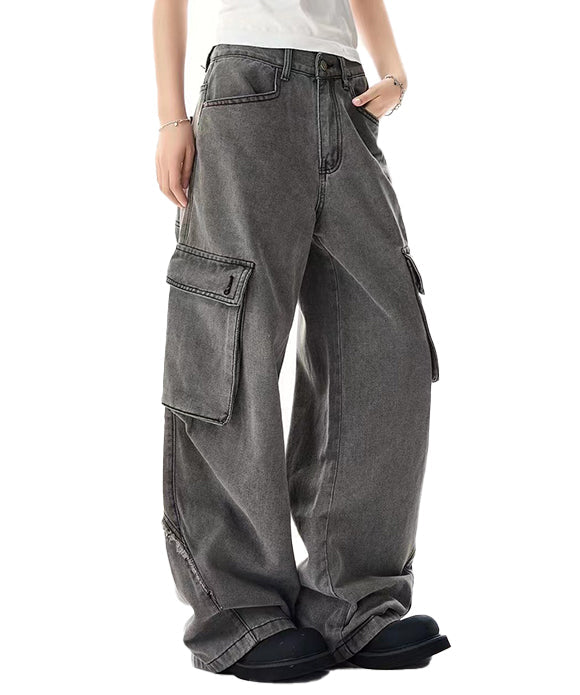 BAKYARDER Vintage Utility Style Cargo Pants