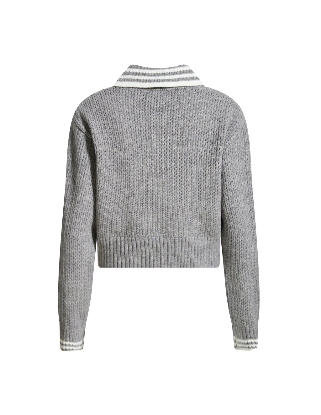 BAKYARDER Women's Lapel Short Casual Sweater