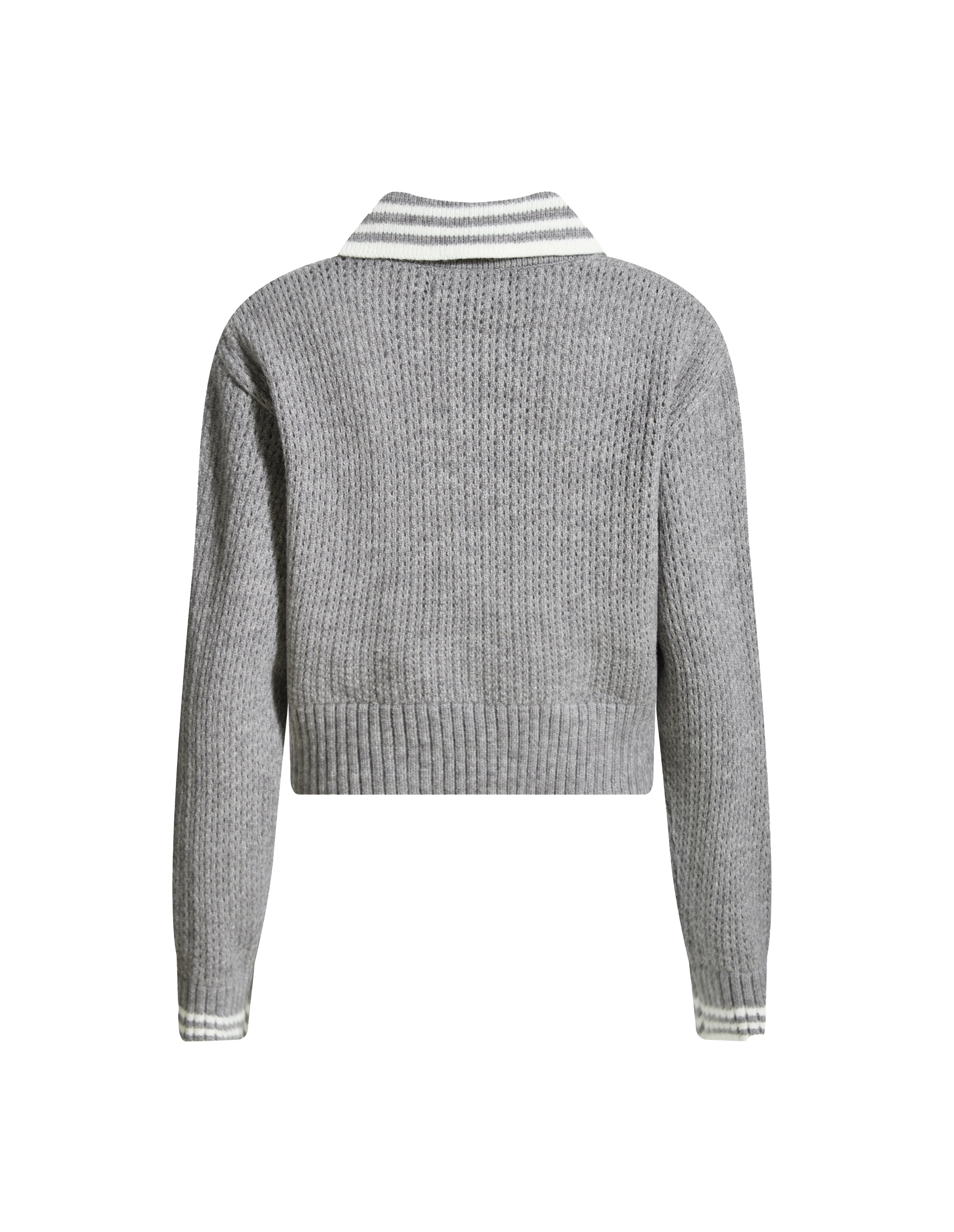 BAKYARDER Women's Lapel Short Casual Sweater