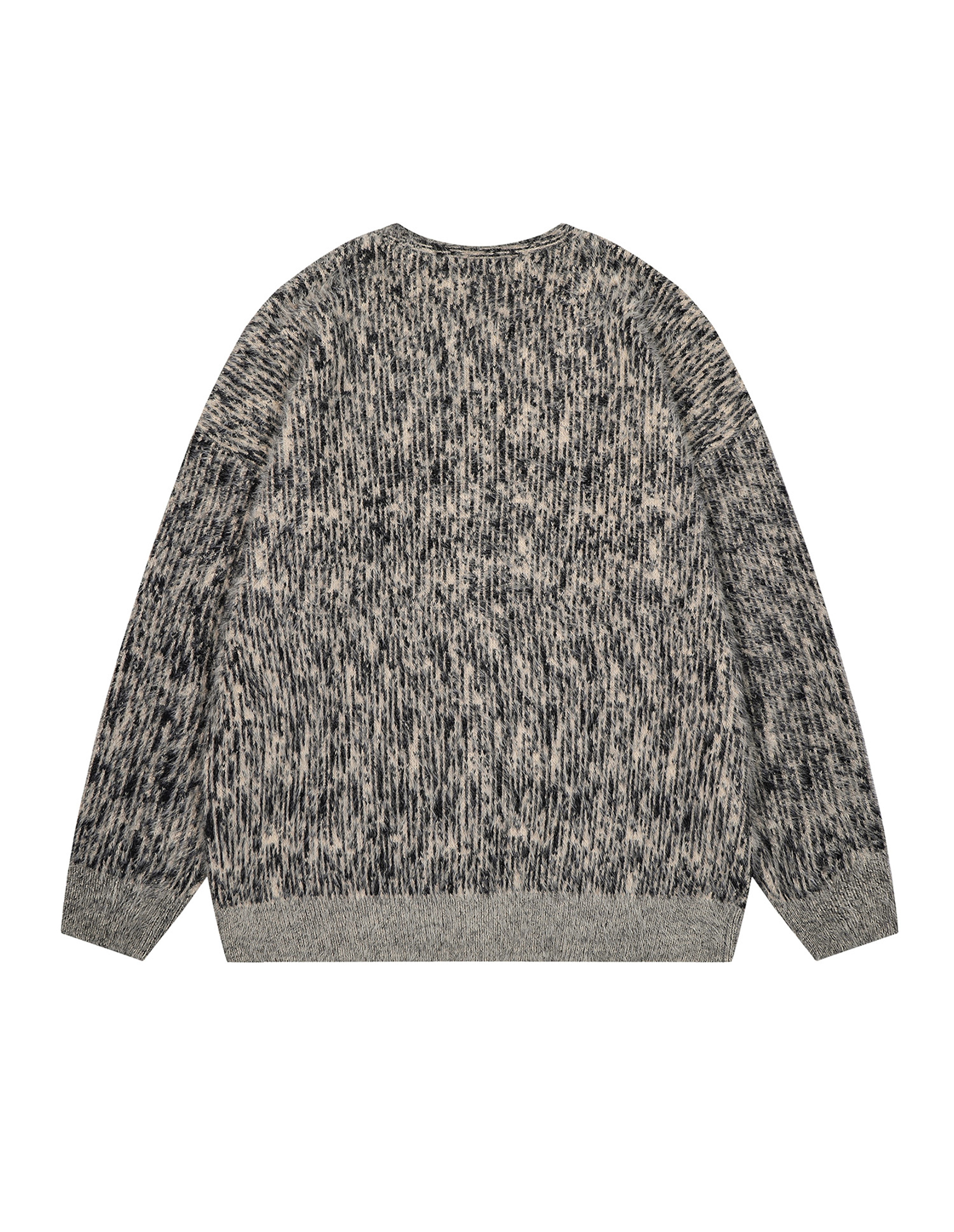 BAKYARDER Vintage V-Neck Star Knit Cardigan