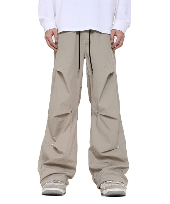 BAKYARDER Vintage Pleated Studded Cargo Pants