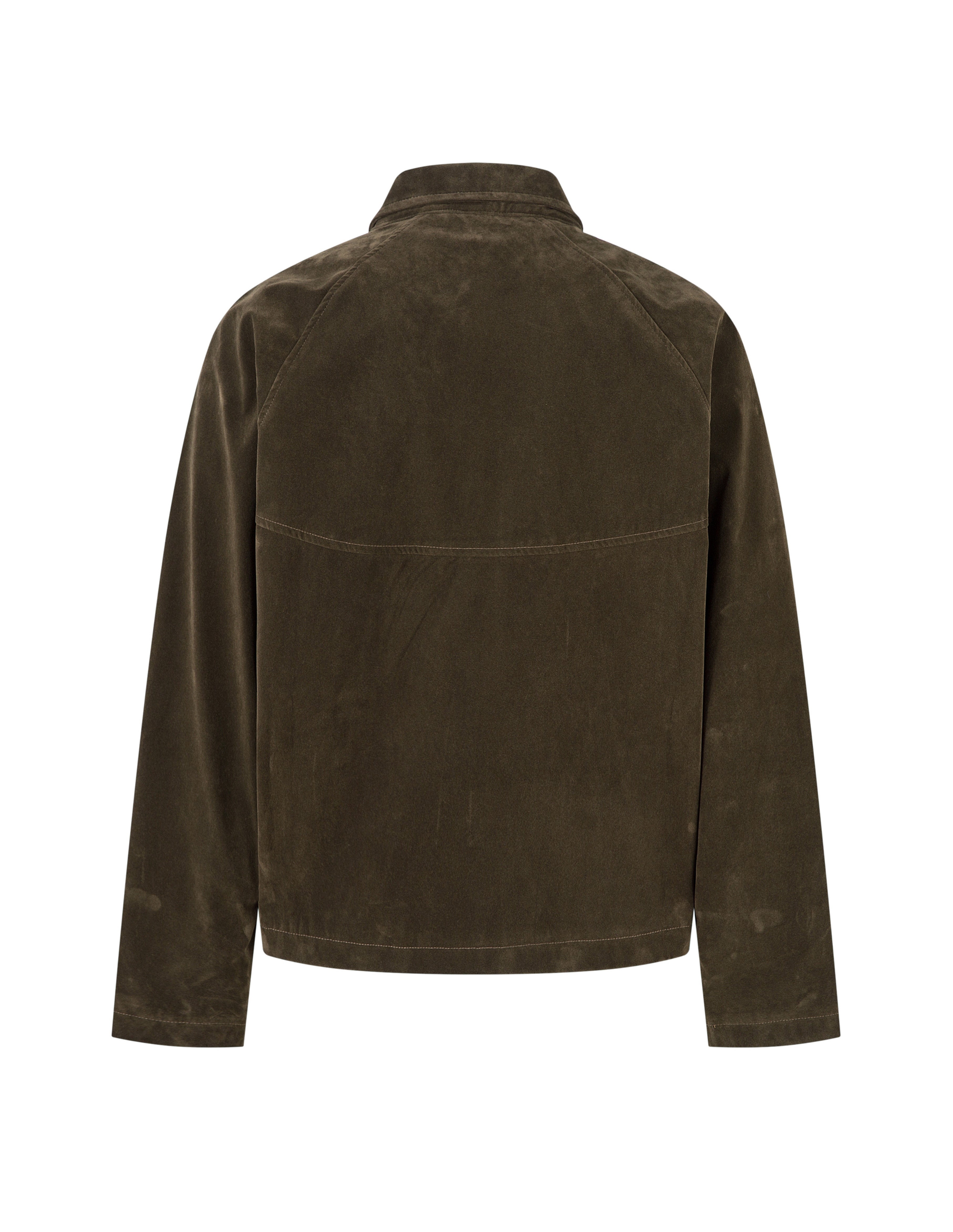 BAKYARDER Vintage Suede Studded Cropped Jacket