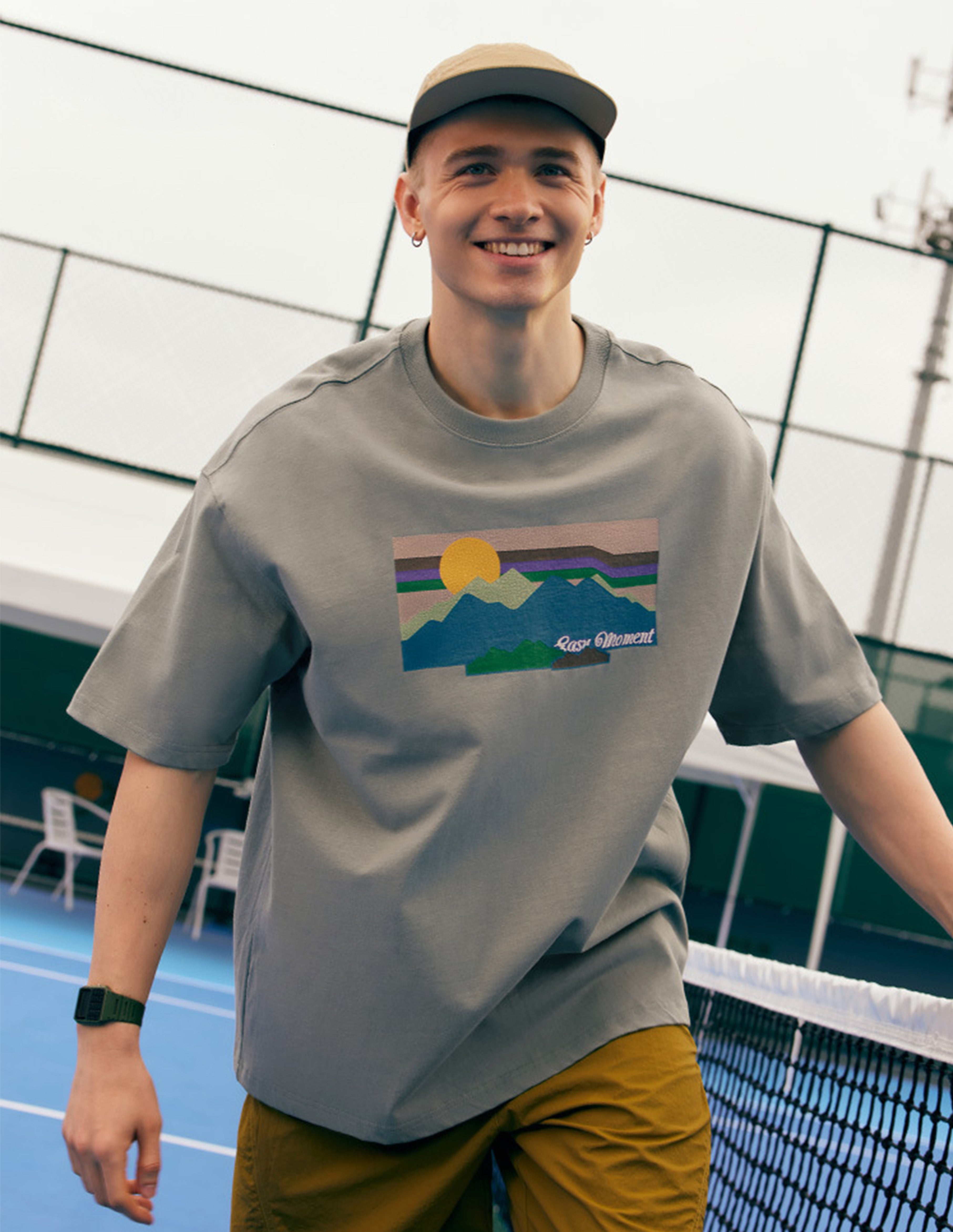 BAKYARDER Sunset Print T-shirt