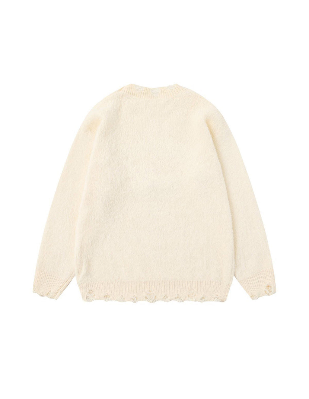 BAKYARDER 3D Bow Crewneck Pullover Sweater