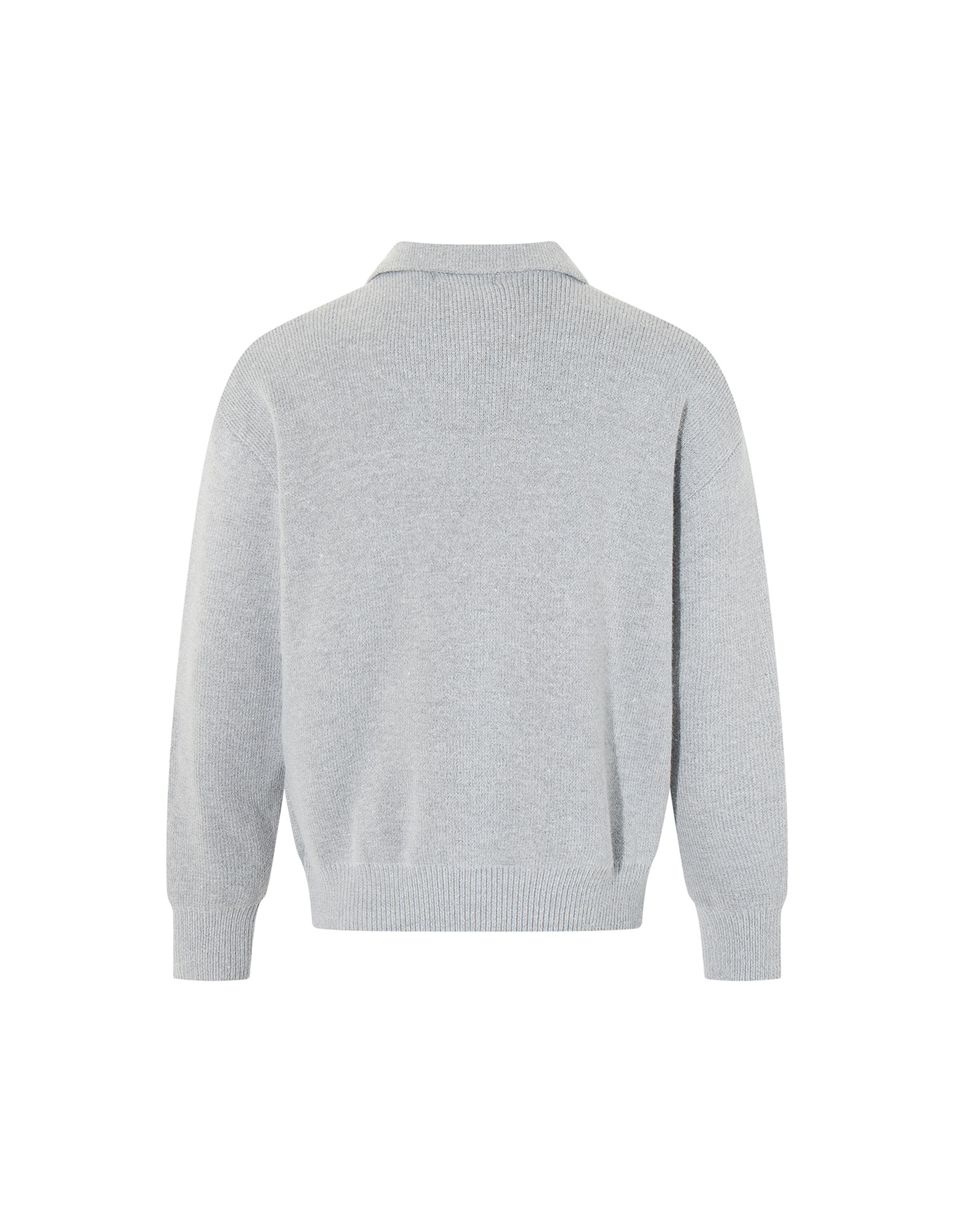 BAKYARDER Casual Polo Collar Pullover Sweater