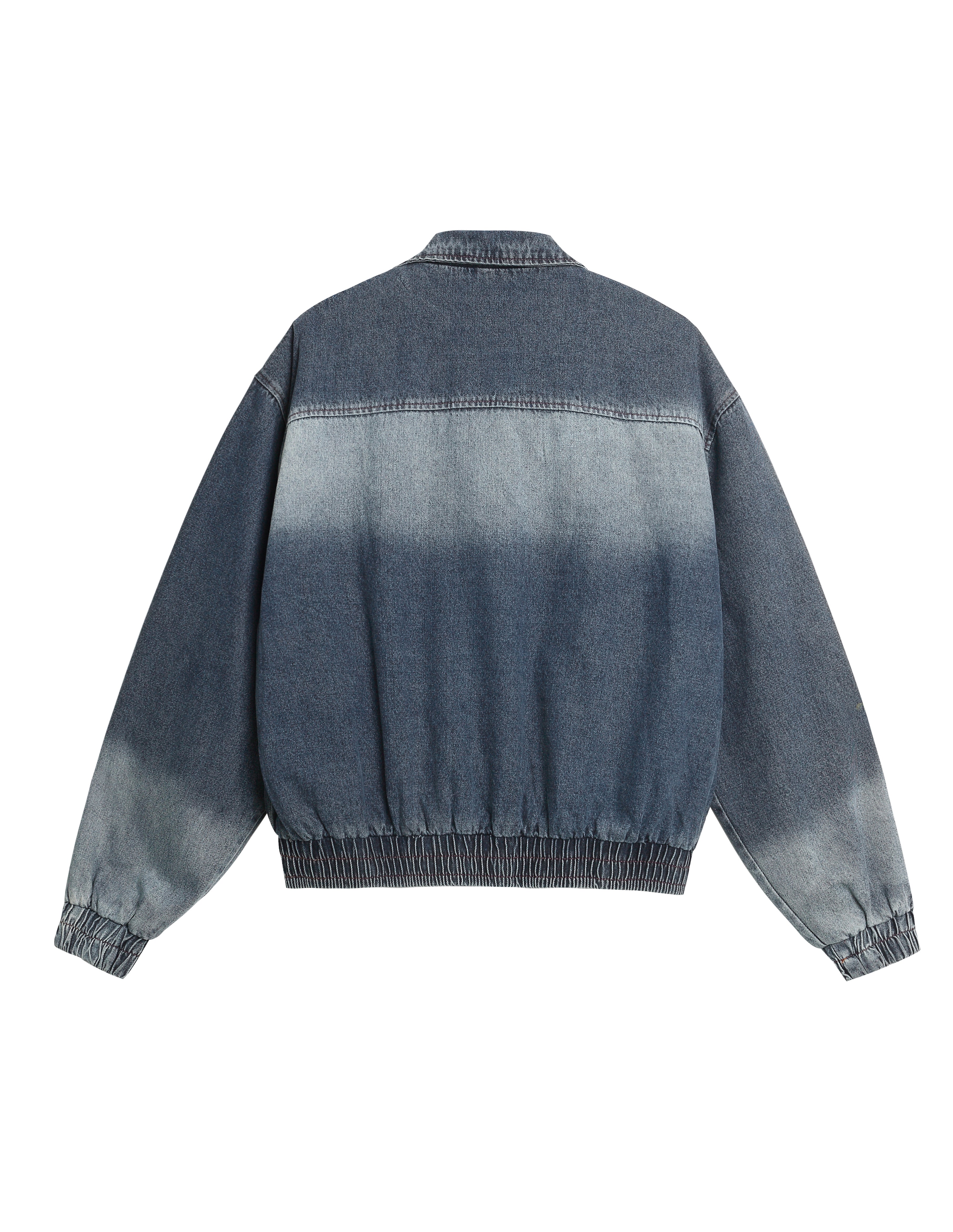 BAKYARDER Vintage Washed Denim Jacket