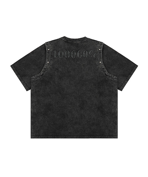 BAKYARDER Vintage Wash Detachable Tee