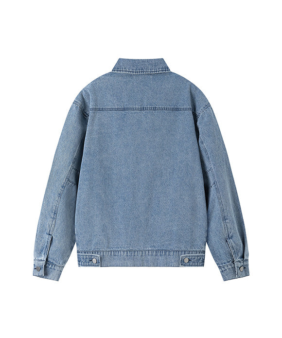 BAKYARDER  Vintage Embroidered Denim Jacket