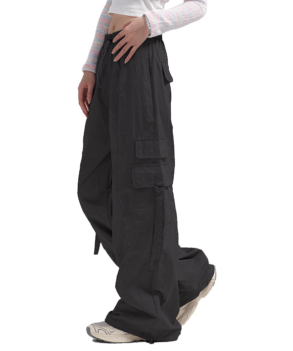 BAKYARDER Women Retro Quick-Dry Cargo Pants