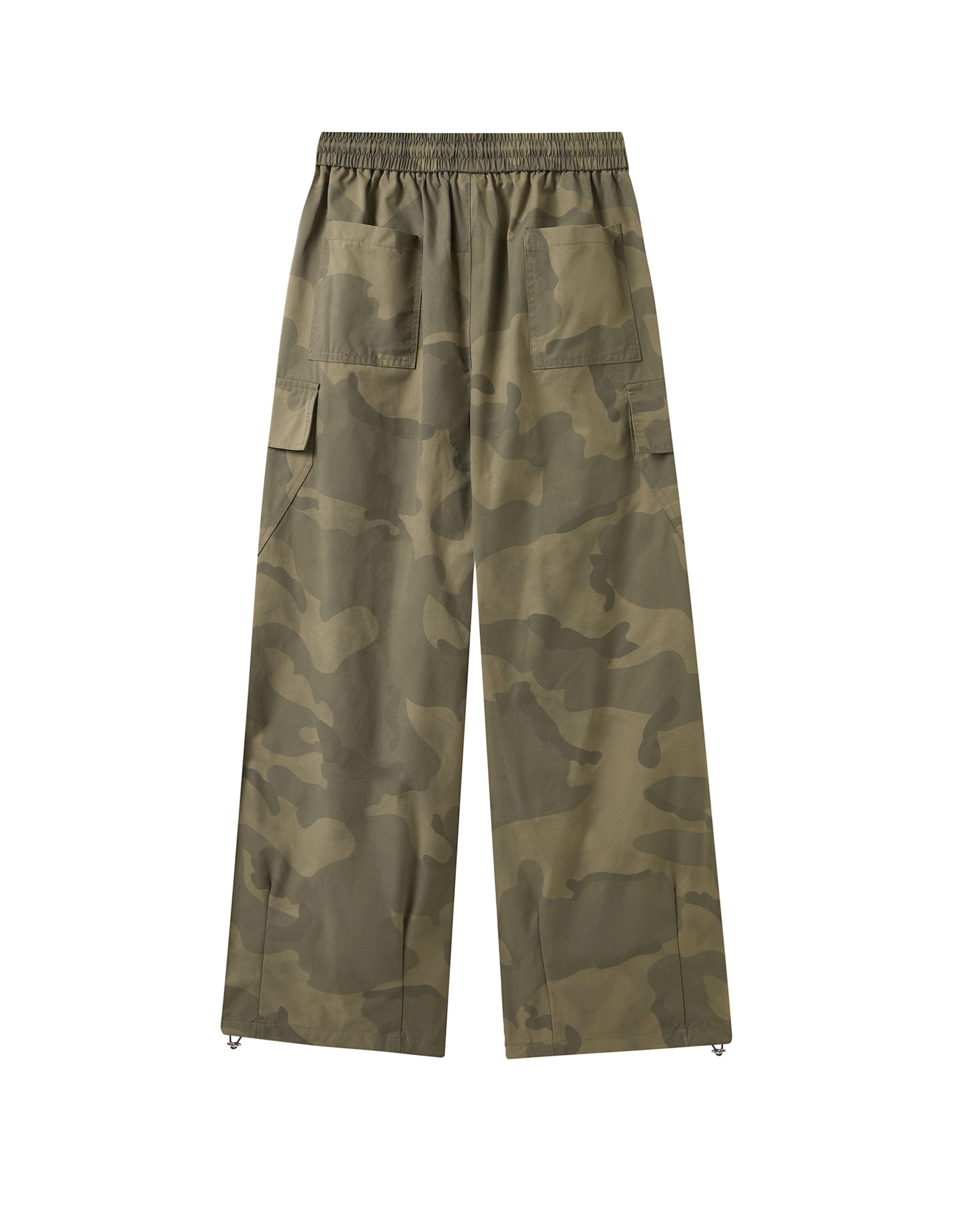 BAKYARDER Vintage Pleated Camouflage Cargo Pants