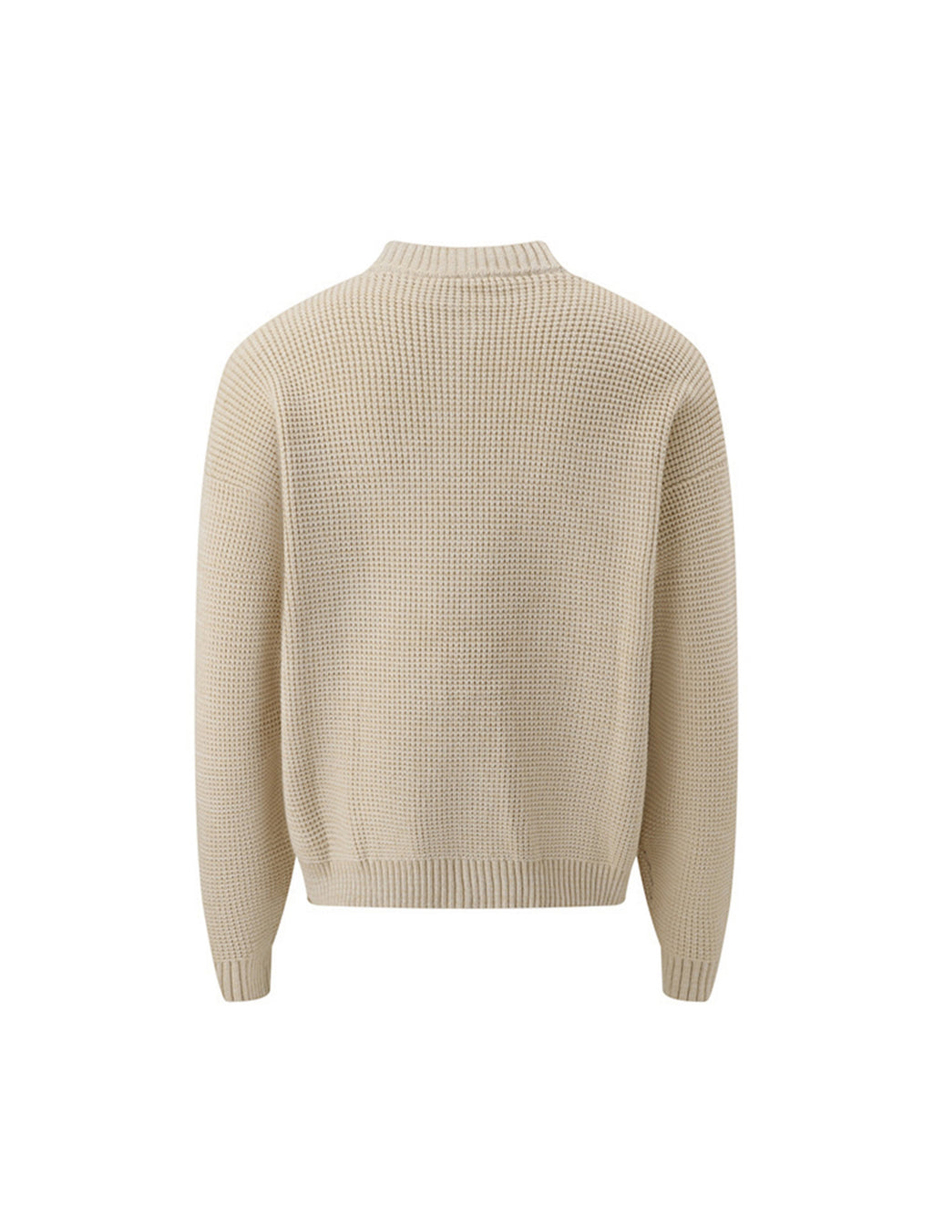 BAKYARDER Waffle Knit Pullover Sweater