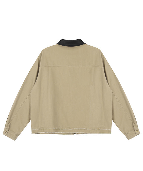 BAKYARDER Vintage Washed Distressed Jacket