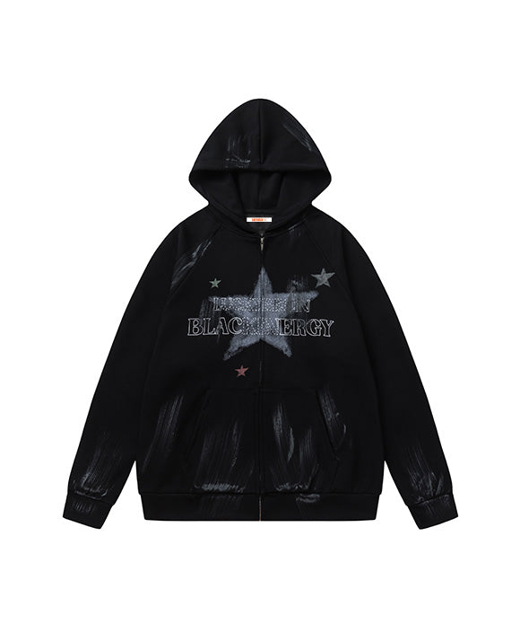 BAKYARDER Vintage Star Print Jacket