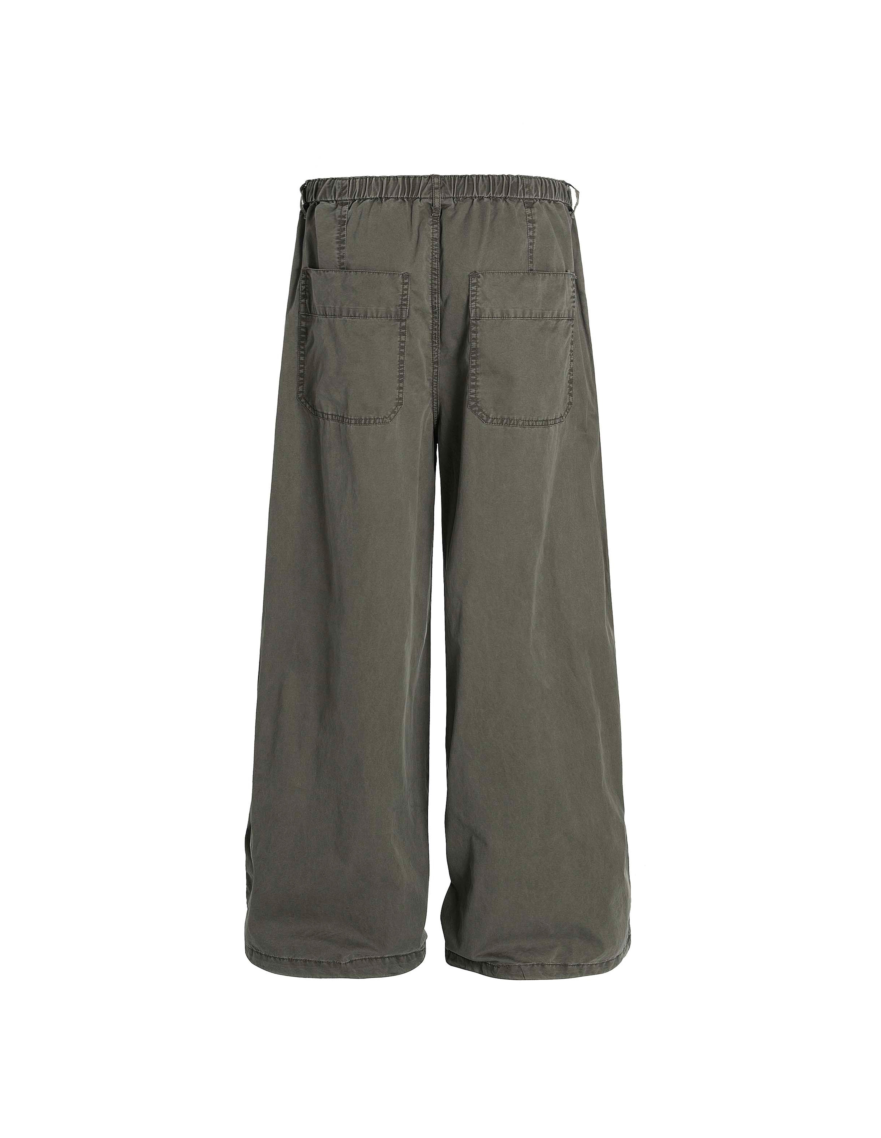 BAKYARDER Vintage Ruched Paratrooper Cargo Pants