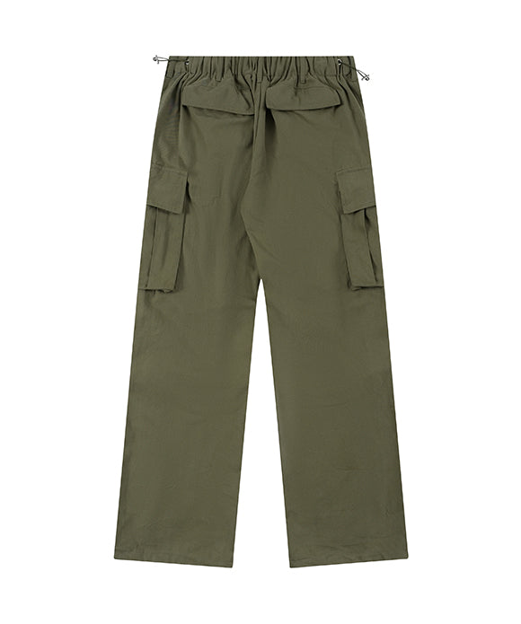 BAKYARDER Vintage Pleated Multi-pocket Workwear Pants