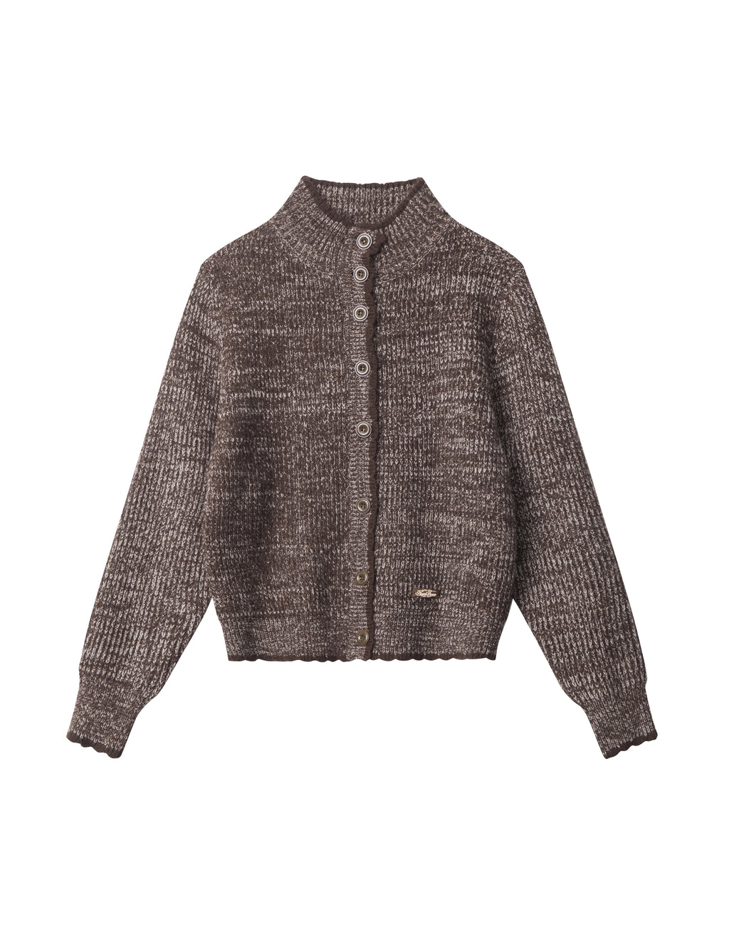 BAKYARDER Mixed Color Knit Cardigan Sweater