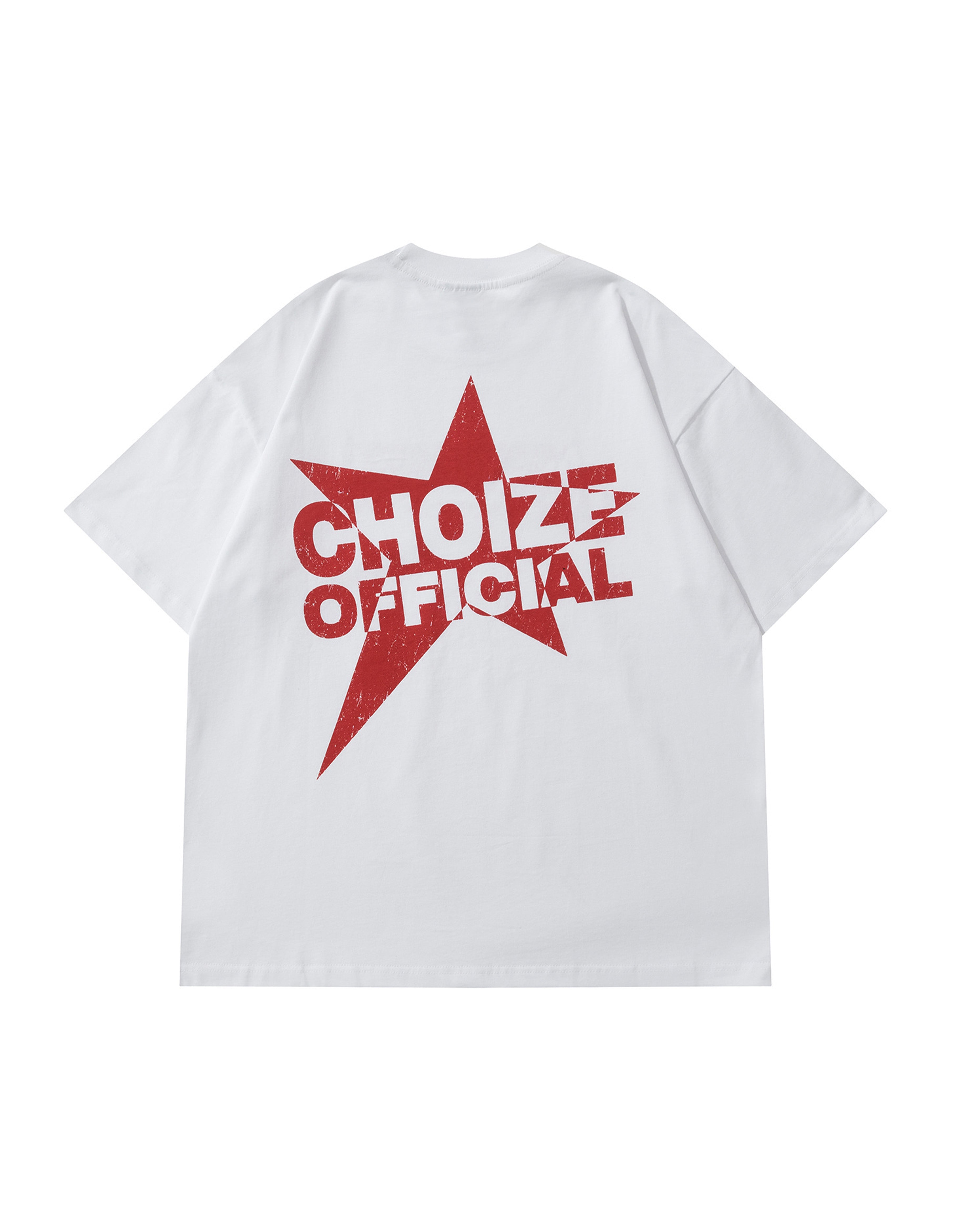 BAKYARDER Star Print Colorblock T-Shirt