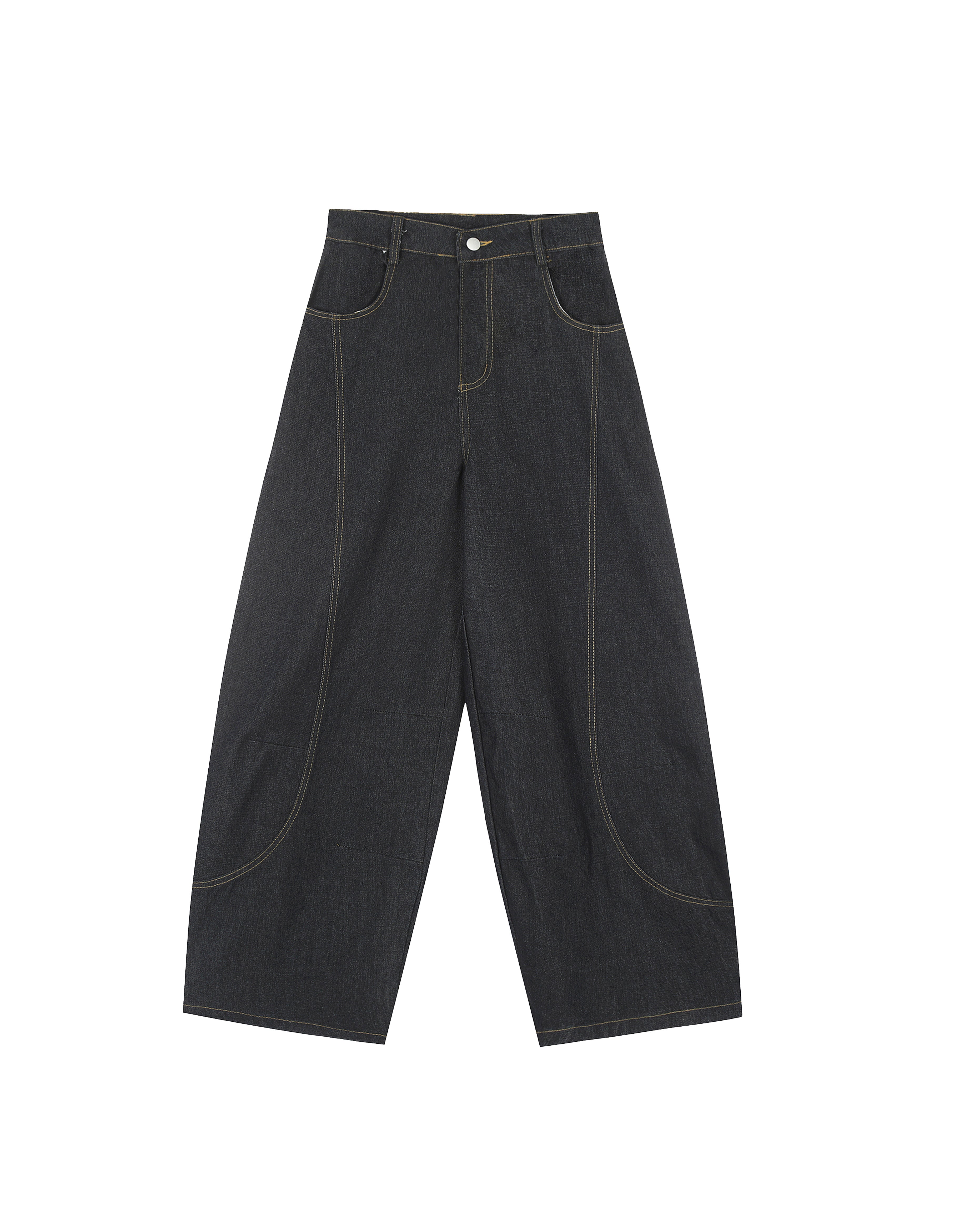 BAKYARDER Vintage Washed Barrel Jeans