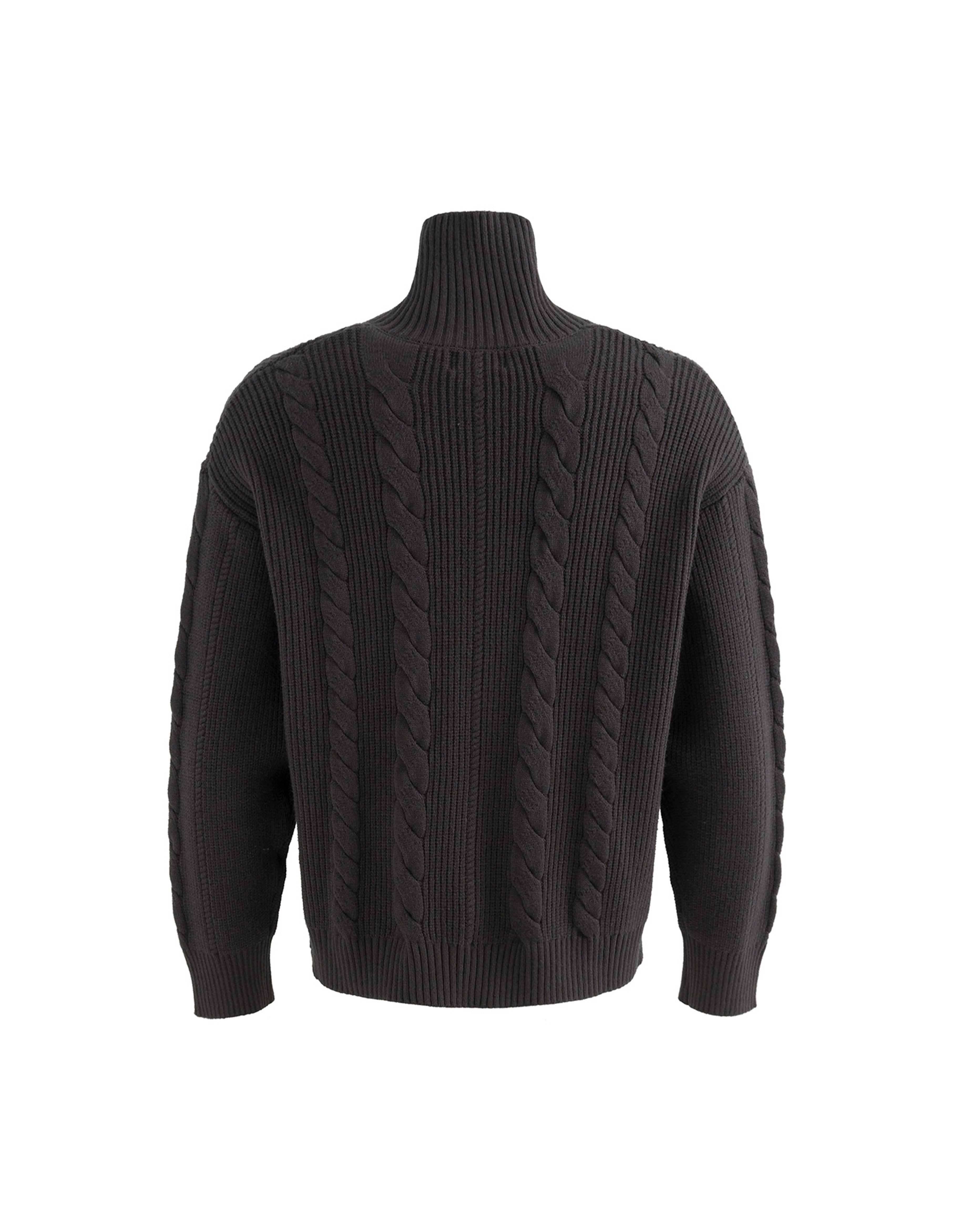 BAKYARDER Wheat Ear & Delicate Floral Zip-Up Cardigan