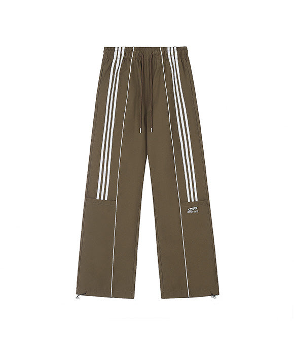 BAKYARDER Vintage Striped Patchwork Pants