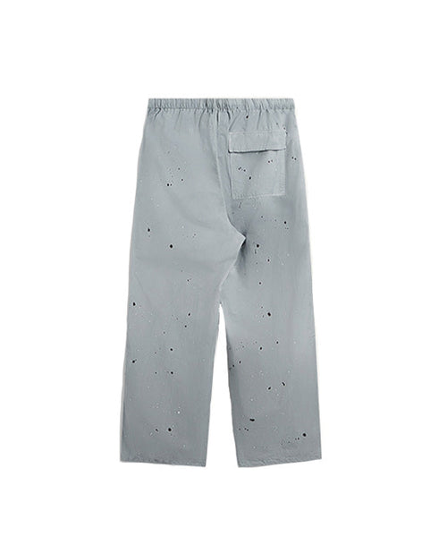 BAKYARDER  Street-style Ink-splattered Parachute Pants