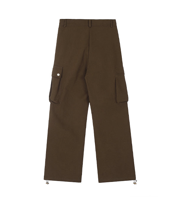 BAKYARDER Wrinkled Multi-Pocket Cargo Pants