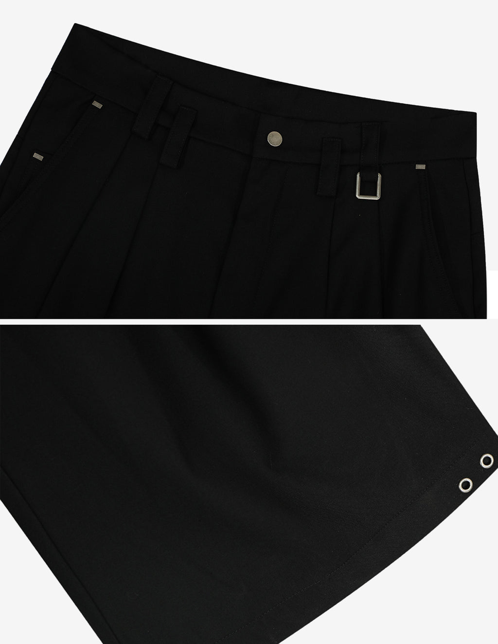 BAKYARDER A-Line Pleated Drapey Trousers