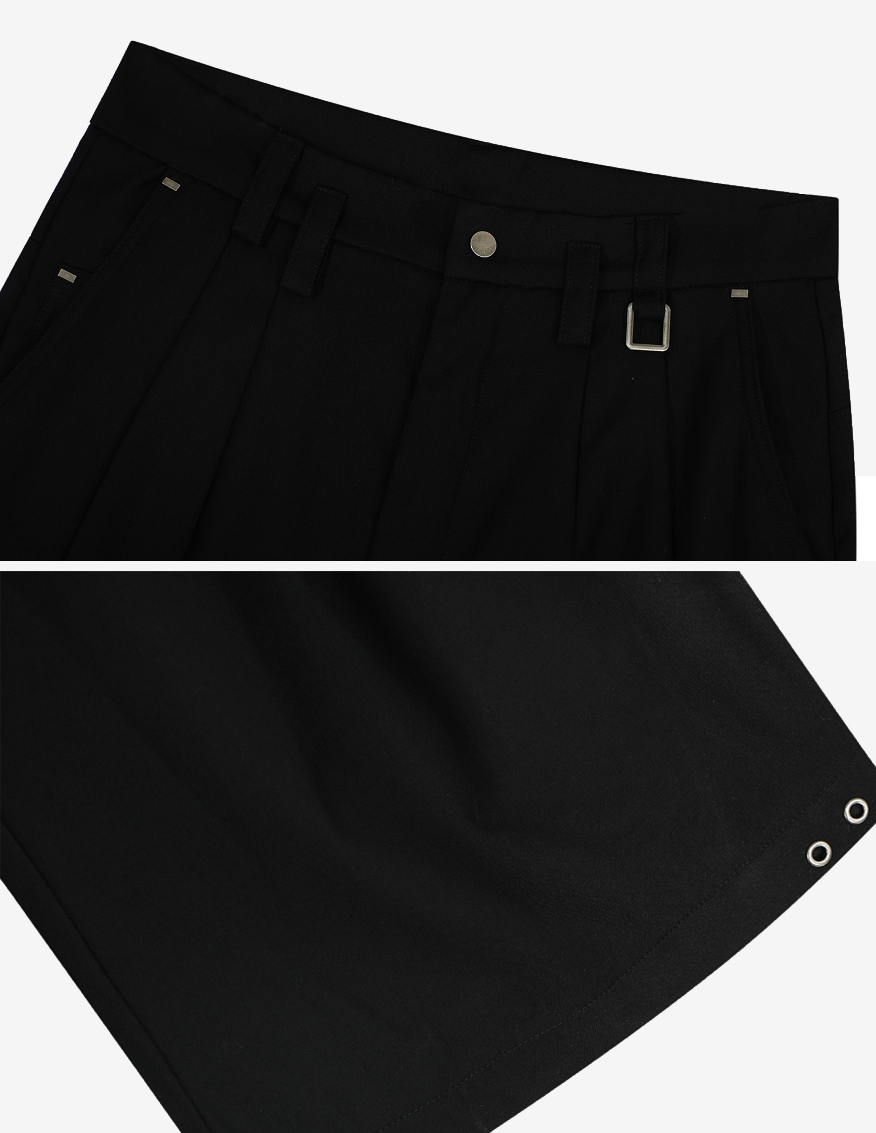 BAKYARDER A-Line Pleated Drapey Trousers