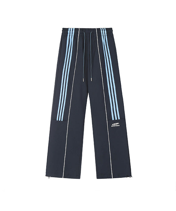 BAKYARDER Vintage Striped Patchwork Pants