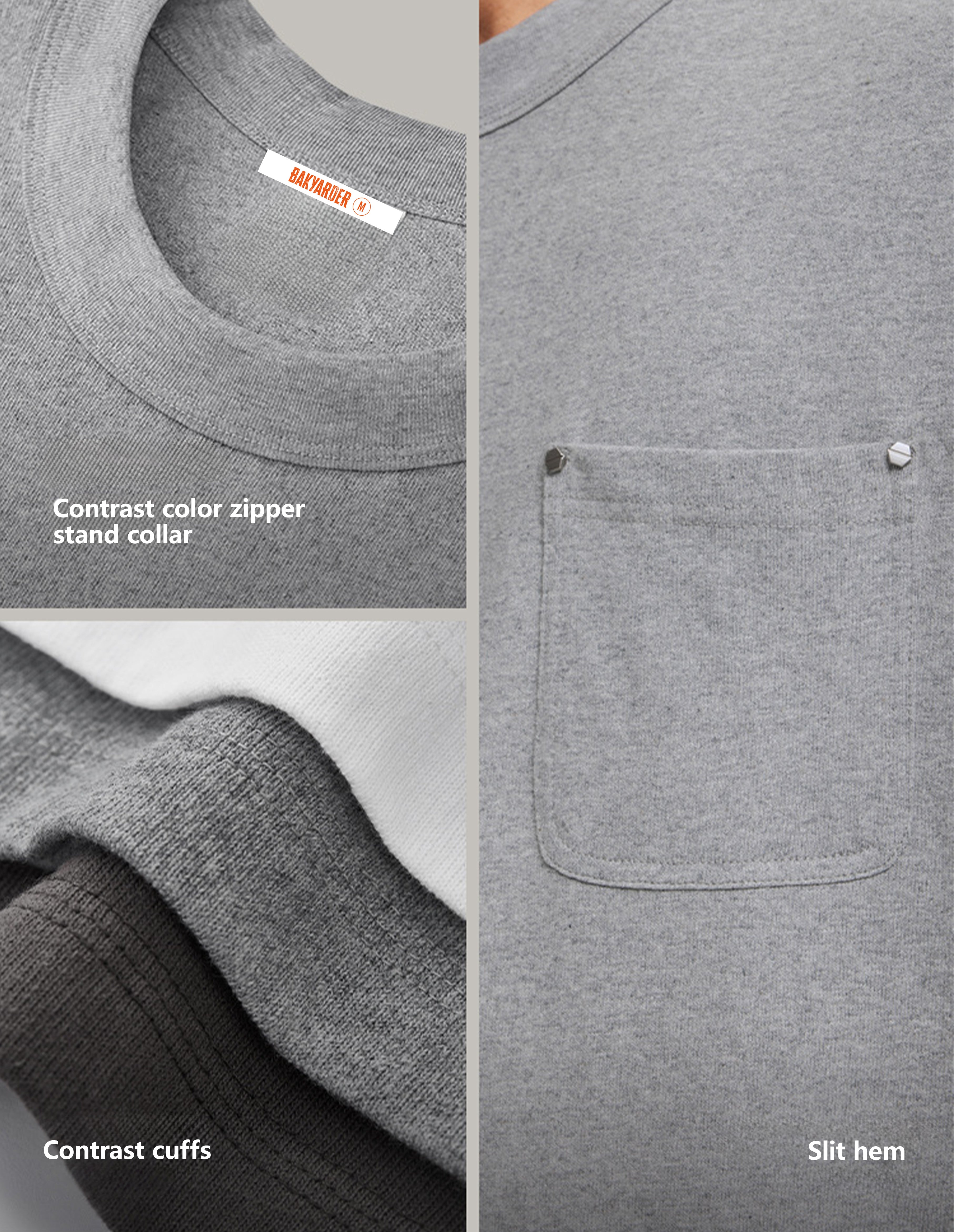 BAKYARDER Cotton-Linen Rivet T-shirt