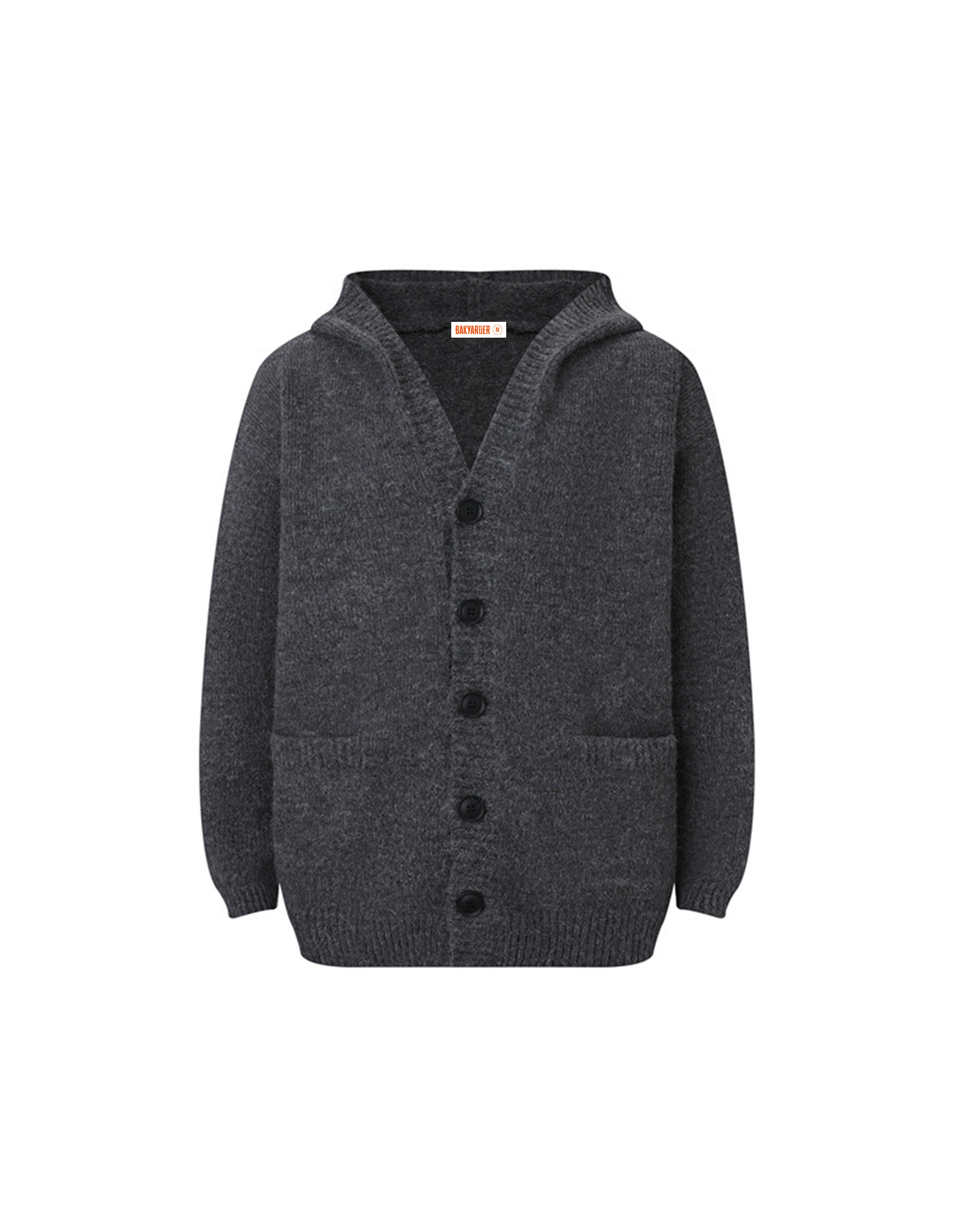 BAKYARDER Casual Solid Color Cardigan Sweater