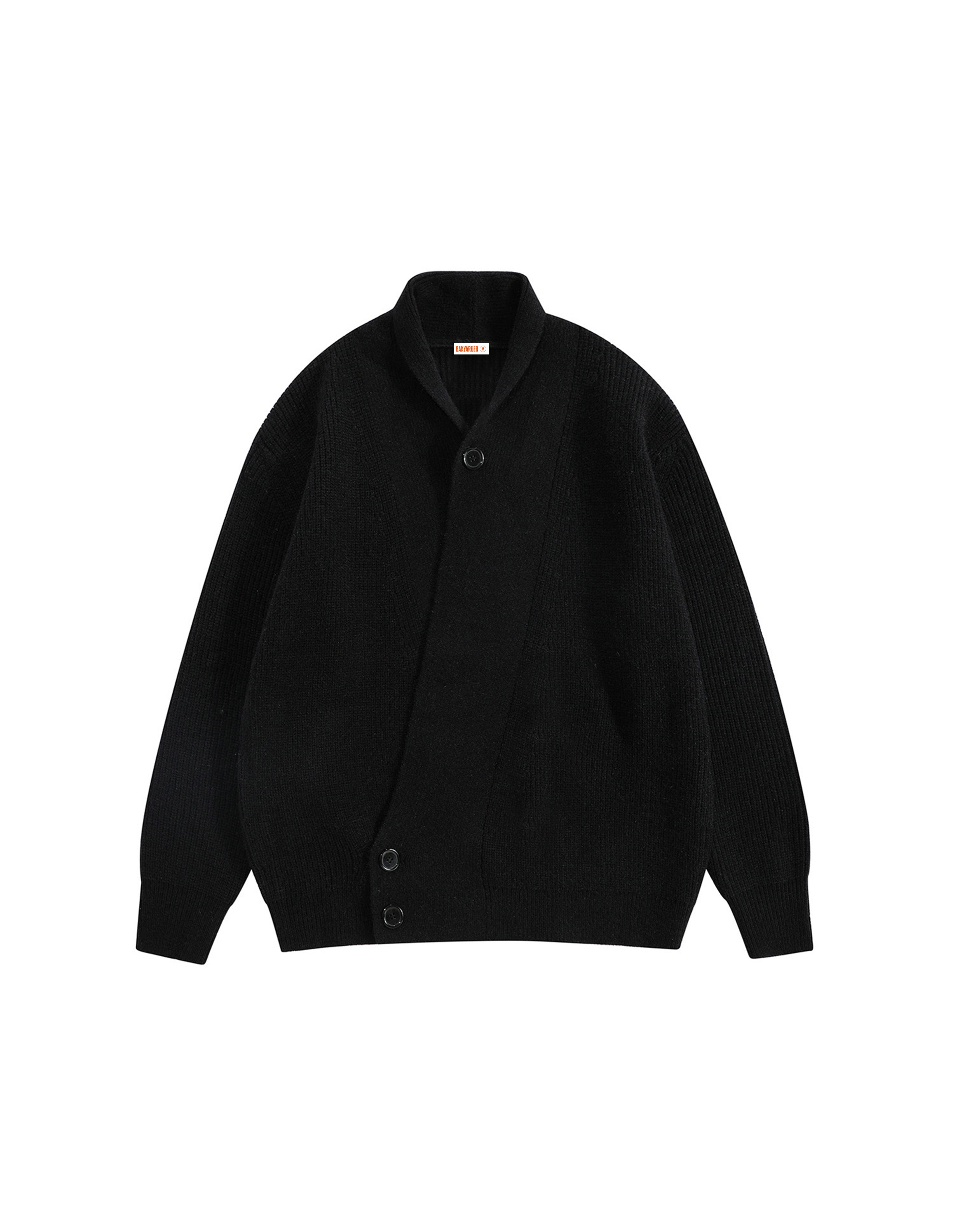 BAKYARDER Asymmetrical Button Cardigan Sweater