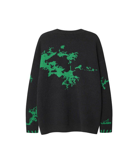 BAKYARDER Vintage Embroidered Sweater