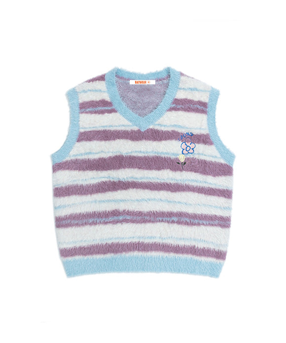 BAKYARDER Vintage Striped Sweater Vest