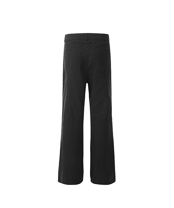 BAKYARDER Zipper Straight-leg Pants