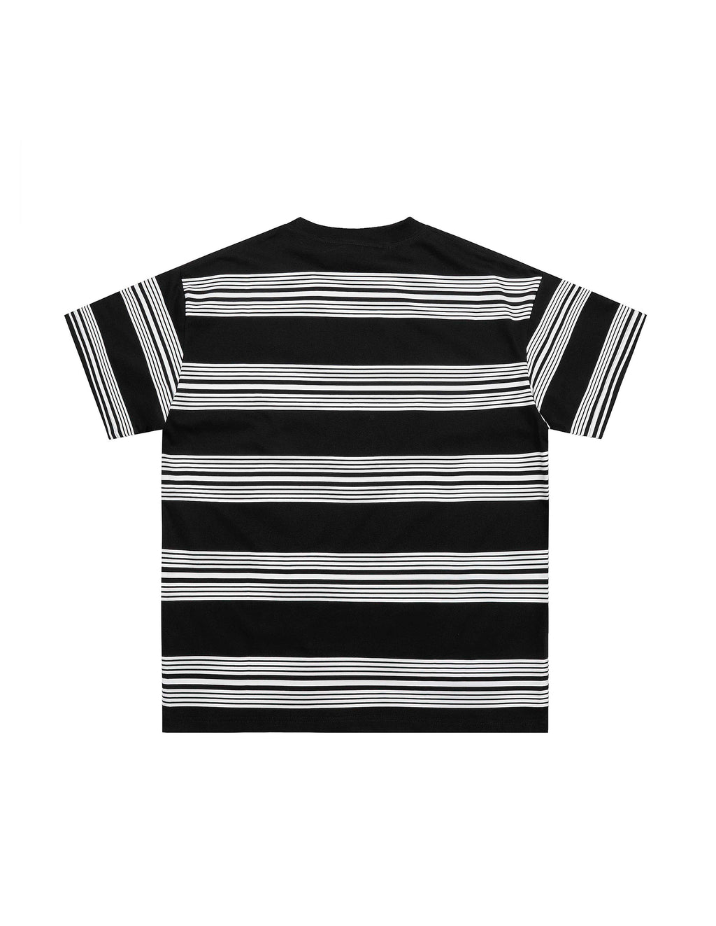 BAKYARDER Vintage Striped Letter T-Shirt