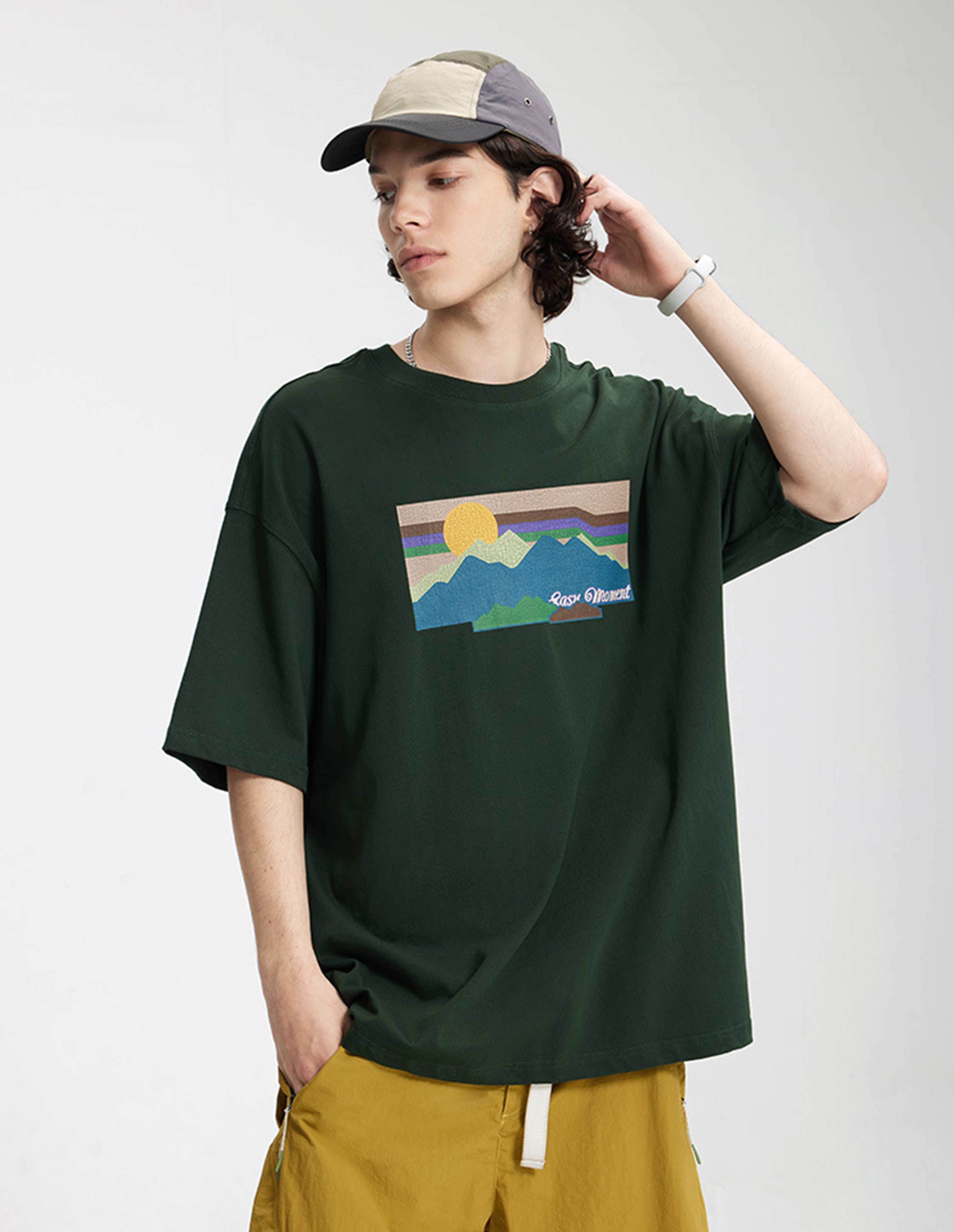 BAKYARDER Sunset Print T-shirt